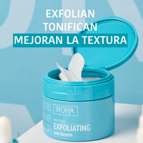 Disques toniques exfoliants anti-imperfections IROHA