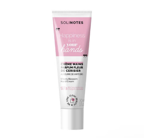 Crème mains Fleur de cerisier purifiant Solinotes
