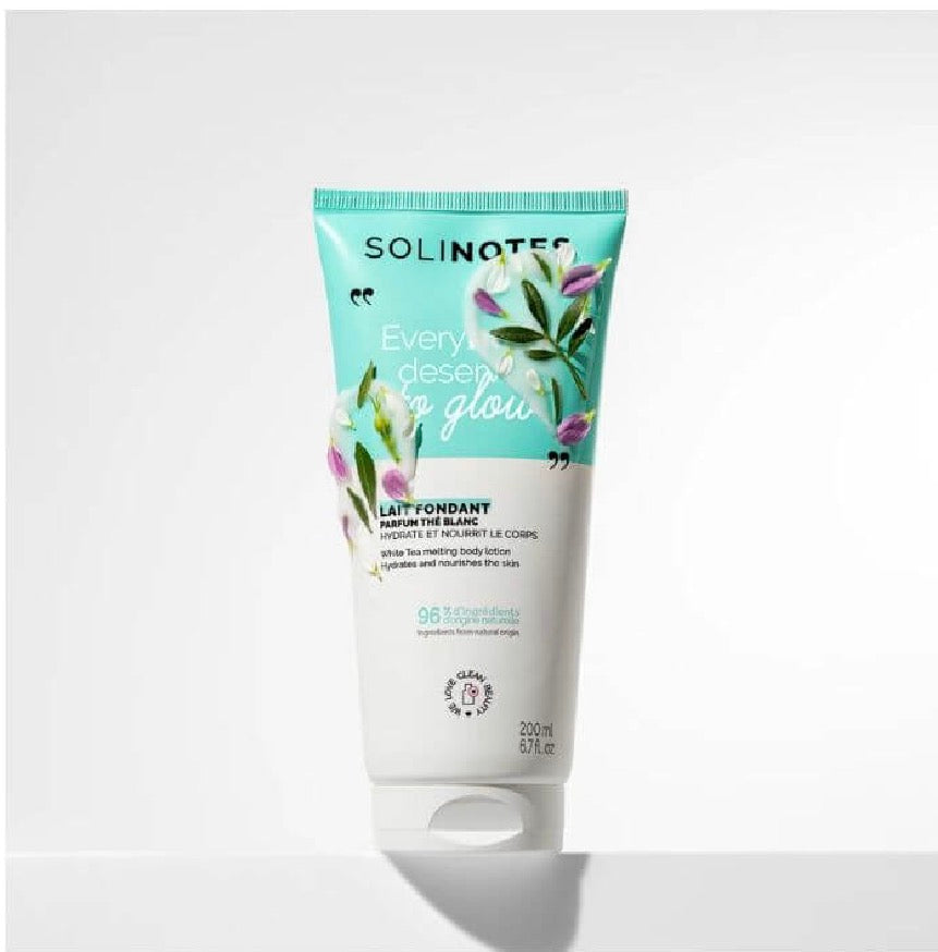 Lait Corps Fondant ressourcant Thé Blanc Solinotes