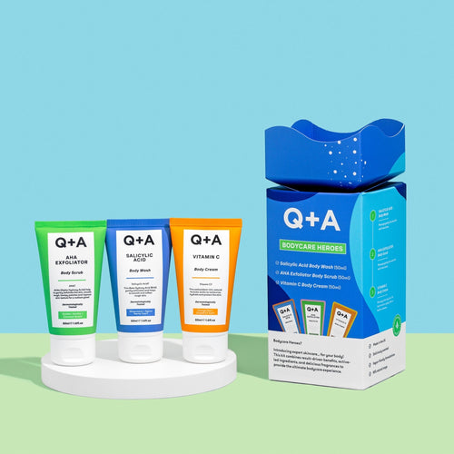 Coffret 3 produits Bodycare Heroes Q+A