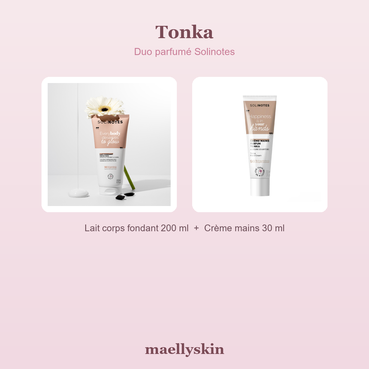 Duo parfumé Tonka Solinotes