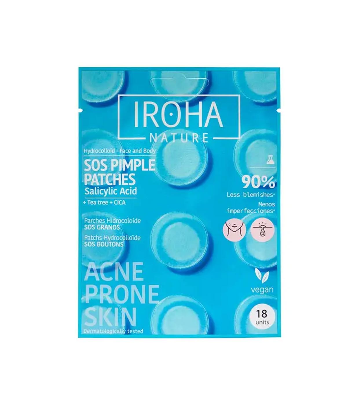 Patchs SOS bouton visage et corps IROHA